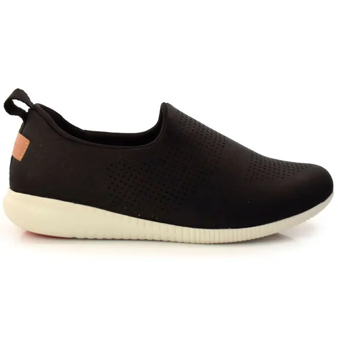 Tênis Casual Feminino Usaflex Ultra Preto AF0607