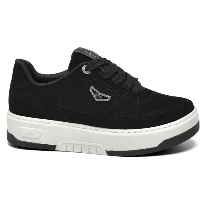 Tênis Casual Feminino Via Marte Preto 126-023-09