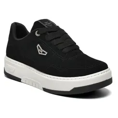 Tênis Casual Feminino Via Marte Preto 126-023-09