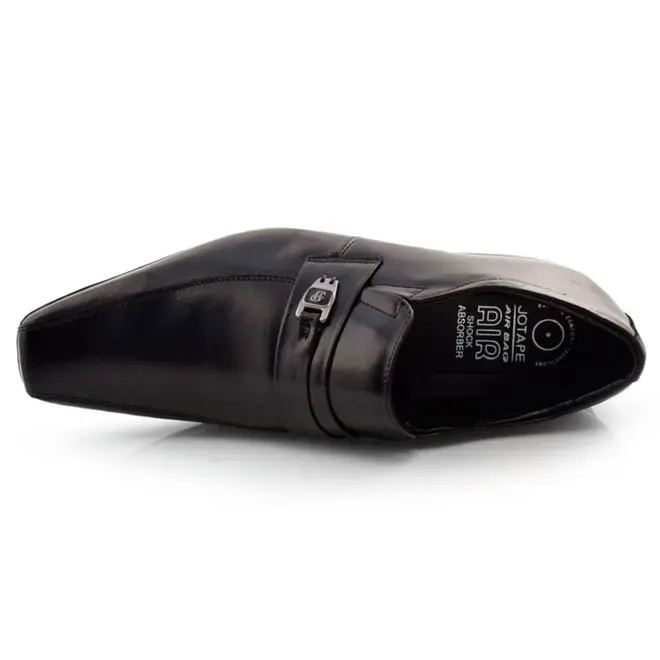 Sapato Social de Couro Jota Pe Air Vinitti Preto 77603