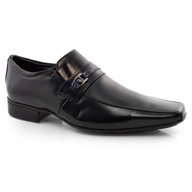 Sapato Social de Couro Jota Pe Air Vinitti Preto 77603