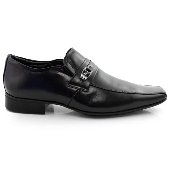 Sapato Social de Couro Jota Pe Air Vinitti Preto 77603