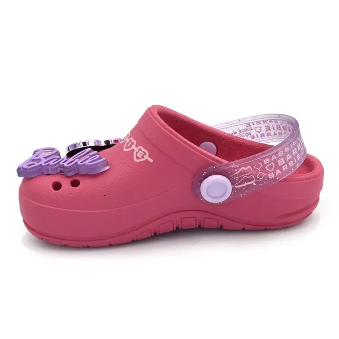 Babuche de Menina Barbie Pop Pins com Mochila do 23 ao 31 Rosa 23340