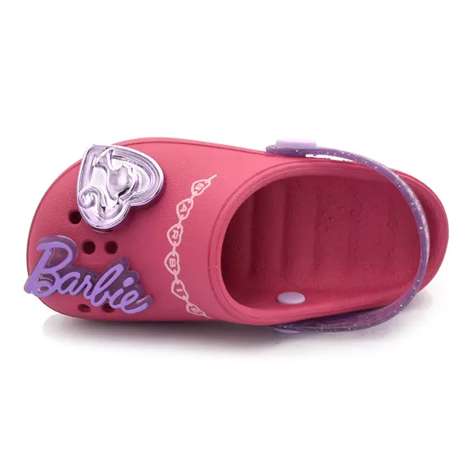 Babuche de Menina Barbie Pop Pins com Mochila do 23 ao 31 Rosa 23340