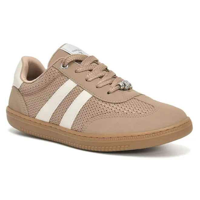 Tênis Casual Feminino Via Marte Bege 129-014-06