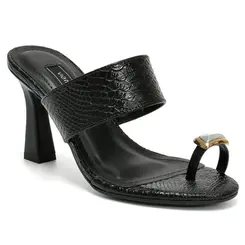 Tamanco de Salto Feminino Via Marte Preto 279-020-01