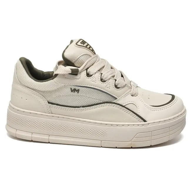 Tênis Casual Feminino Via Marte Creme 367-001-01