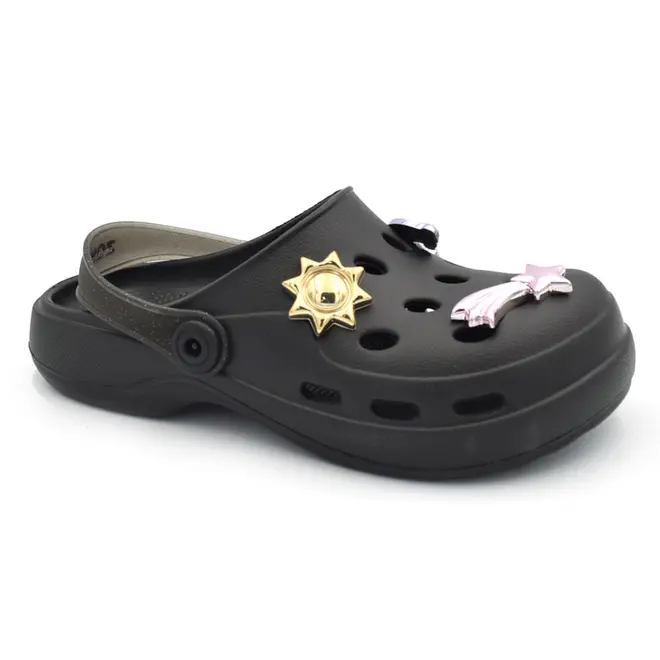 Babuche Infantil Zaxy Joy Pins do 25 ao 32 Preto 19433