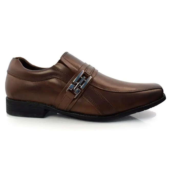 Sapato Masculino Zapattero Flex Marrom 8010