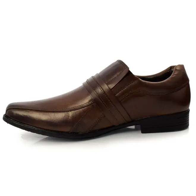 Sapato Masculino Zapattero Flex Marrom 8010