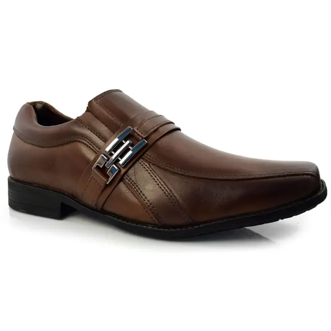 Sapato Masculino Zapattero Flex Marrom 8010