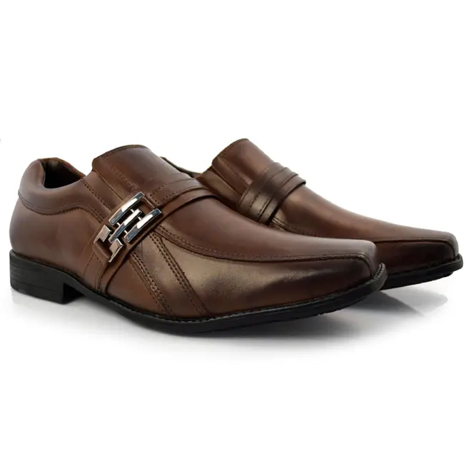 Sapato Masculino Zapattero Flex Marrom 8010