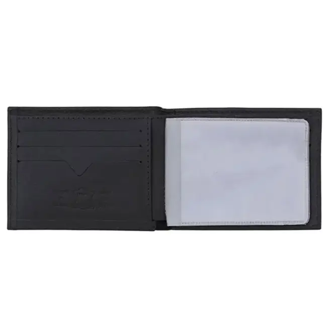 Carteira Masculina de Couro Ferracini Preto CFB-022