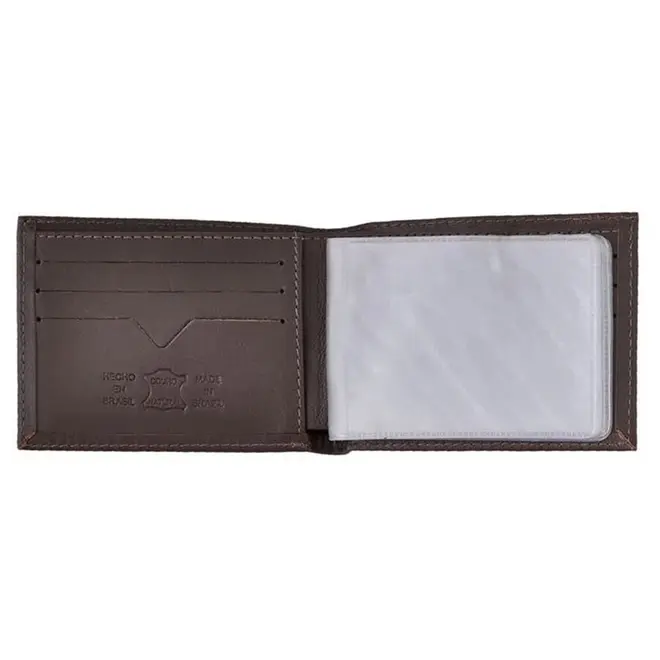 Carteira Masculina de Couro Ferracini Marrom CFB-022