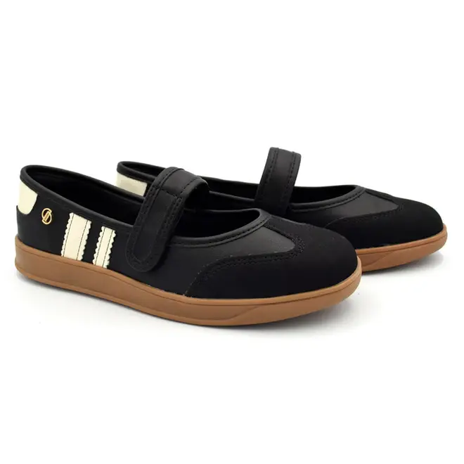 Tênis Casual Feminino Dakota Preto D0842