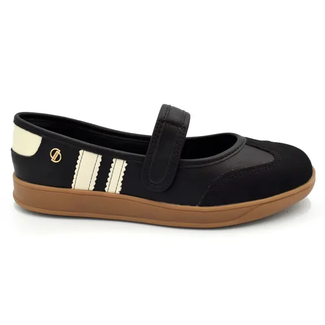 Tênis Casual Feminino Dakota Preto D0842
