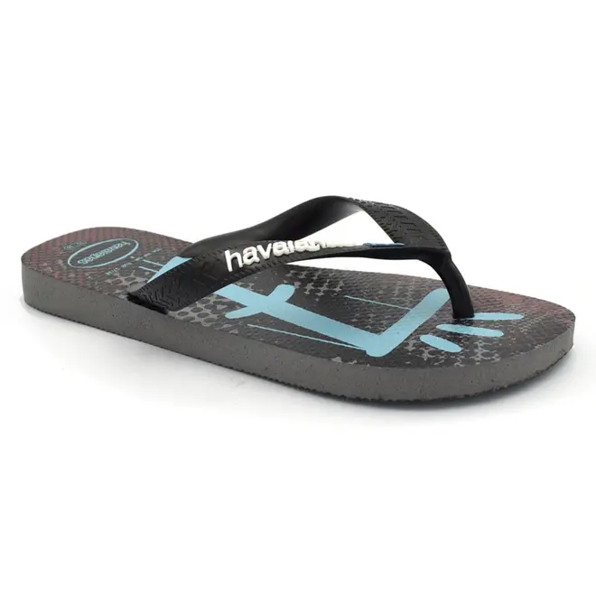 Chinelo Havaianas Vini Jr Street Original Cinza 4150726