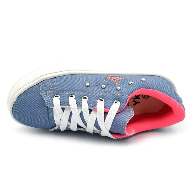 Tênis de Menina Ykes Azul STAR CRAVO