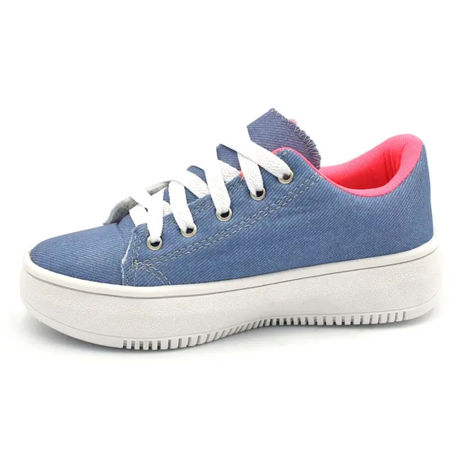 Tênis de Menina Ykes Azul STAR CRAVO