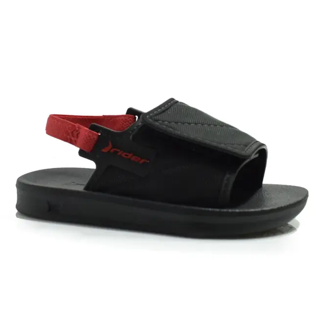 Chinelo Slide Infantil Rider do 19 ao 25 Preto 12414