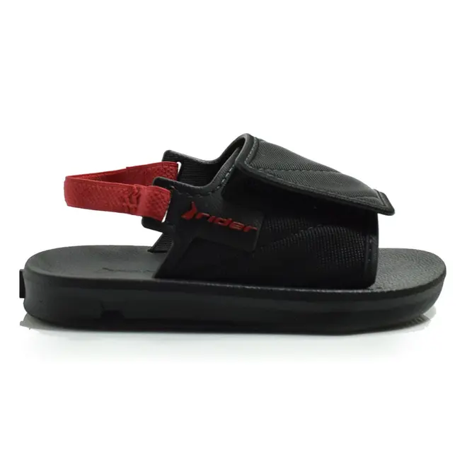 Chinelo Slide Infantil Rider do 19 ao 25 Preto 12414