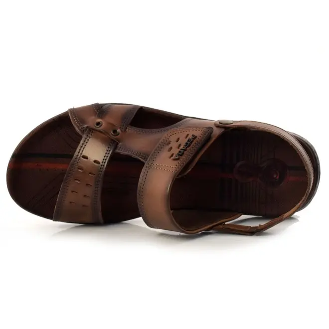 Papete Masculina de Couro Pegada - Tamanho Especial Marrom 530653 TM-ESP