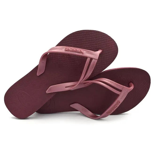 Chinelo Feminino Havaianas Elegance Bordô 4148801