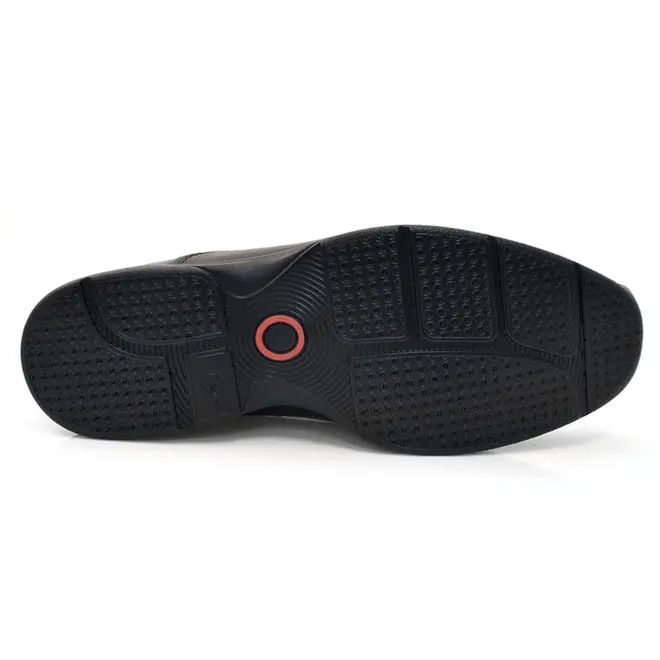 Sapato Social de Couro Democrata Air Sport Preto 448027