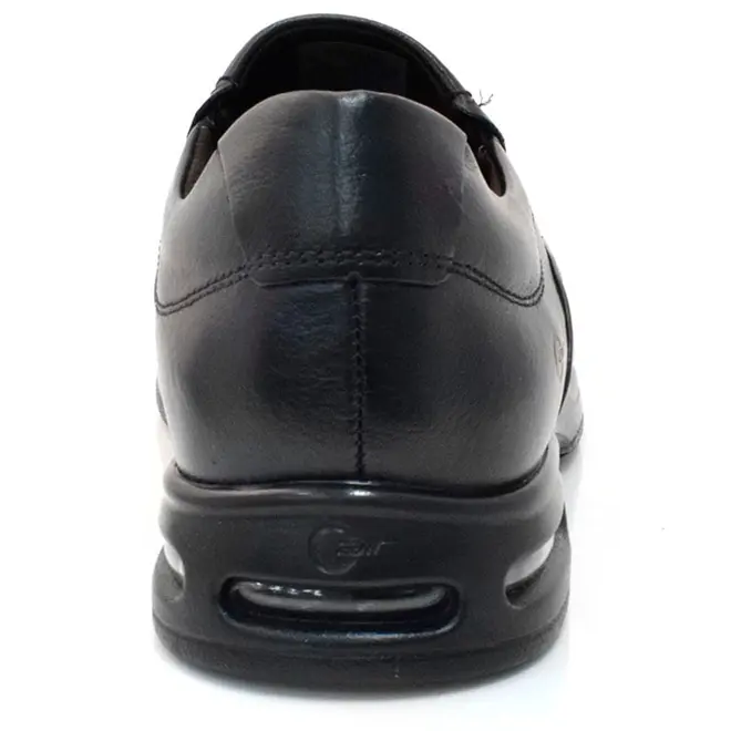 Sapato Social de Couro Democrata Air Sport Preto 448027