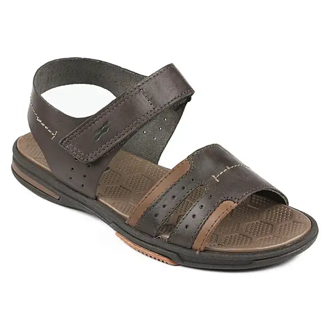 Sandália Flat Masculina Itapuã - Café Escuro