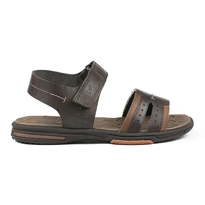 Sandália Flat Masculina Itapuã - Café Escuro