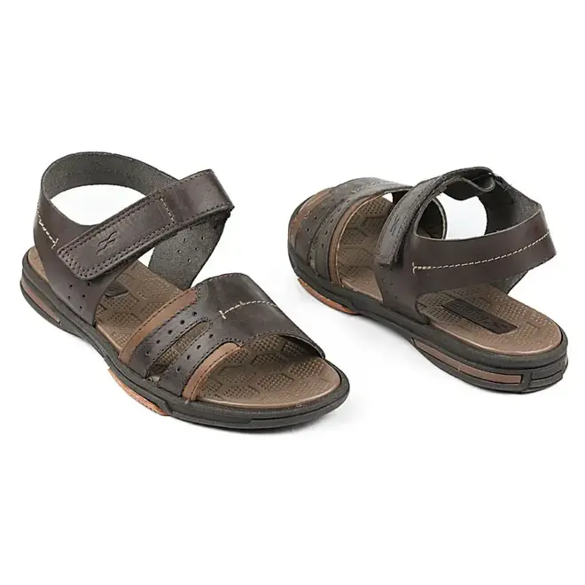 Sandália Flat Masculina Itapuã - Café Escuro
