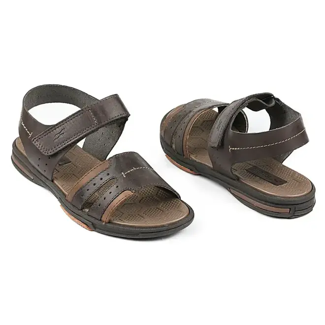 Sandália Flat Masculina Itapuã - Café Escuro