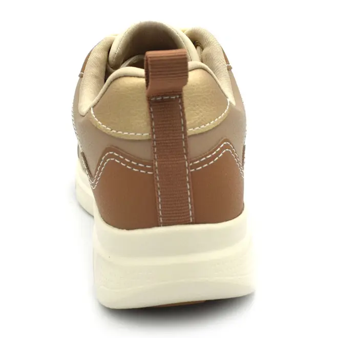 Tênis Casual Feminino Comfortflex Bege 2690304