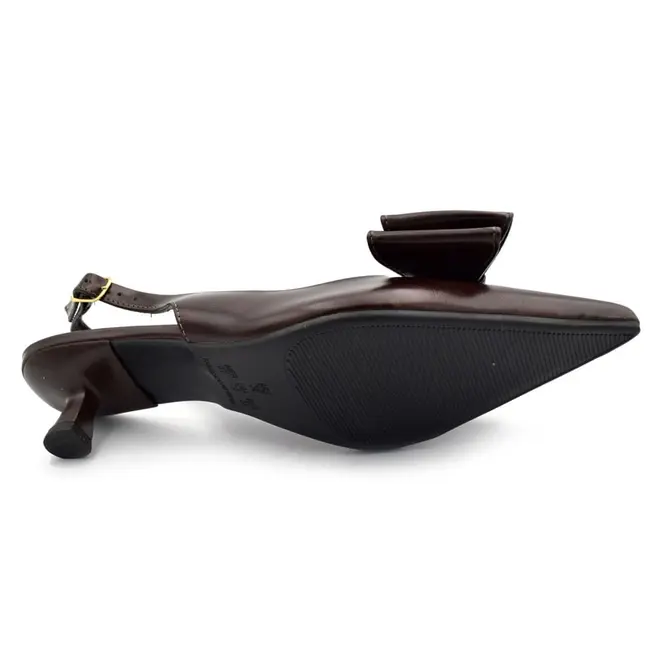 Scapin Slingback Feminino Cazzualen Marrom 2313-4057