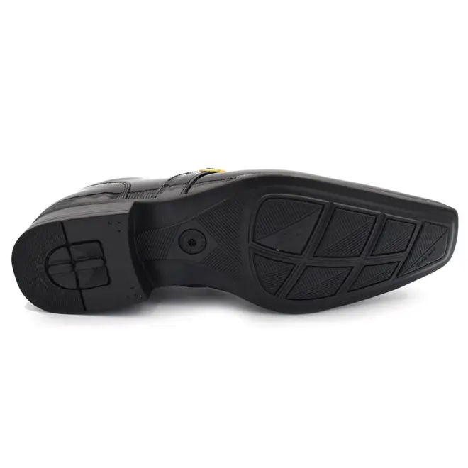 Sapato Social de Couro Masculino Jota Pe Air Phoenix Preto 74992