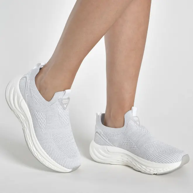 Tênis Slip On Feminino Via Marte Cinza 341-002-01