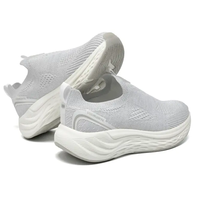 Tênis Slip On Feminino Via Marte Cinza 341-002-01