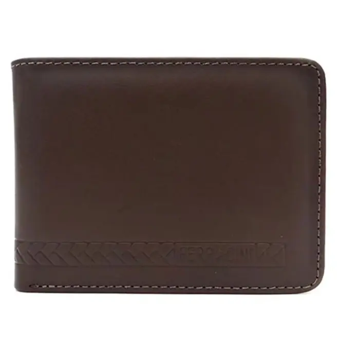 Carteira Masculina de Couro Ferracini Marrom CFB-021
