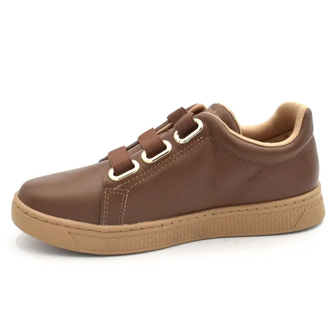 Tênis Casual Feminino Comfortflex Marrom 2565308