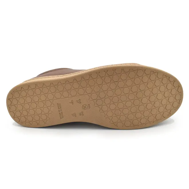 Tênis Casual Feminino Comfortflex Marrom 2565308
