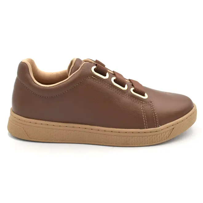 Tênis Casual Feminino Comfortflex Marrom 2565308
