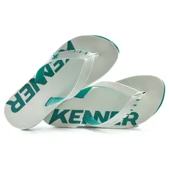 Chinelo Kenner Masculino Branco DNN 23