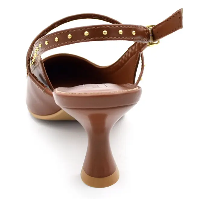 Scarpin Slingback Feminino Suzzara Marrom 4635-12293