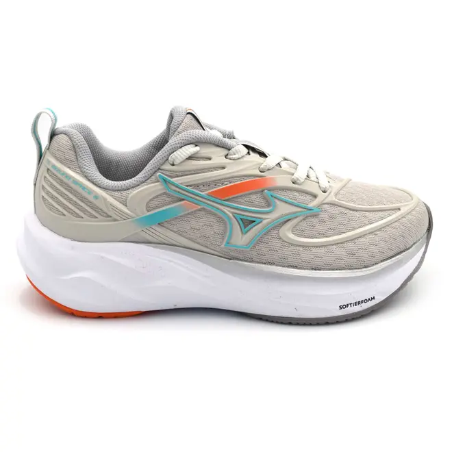 Tênis de Menina Mizuno Space 6 Cinza 101147147 JR