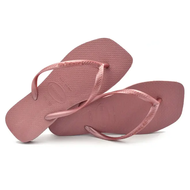 Chinelo Havainas Slim Square Rosa 4148301