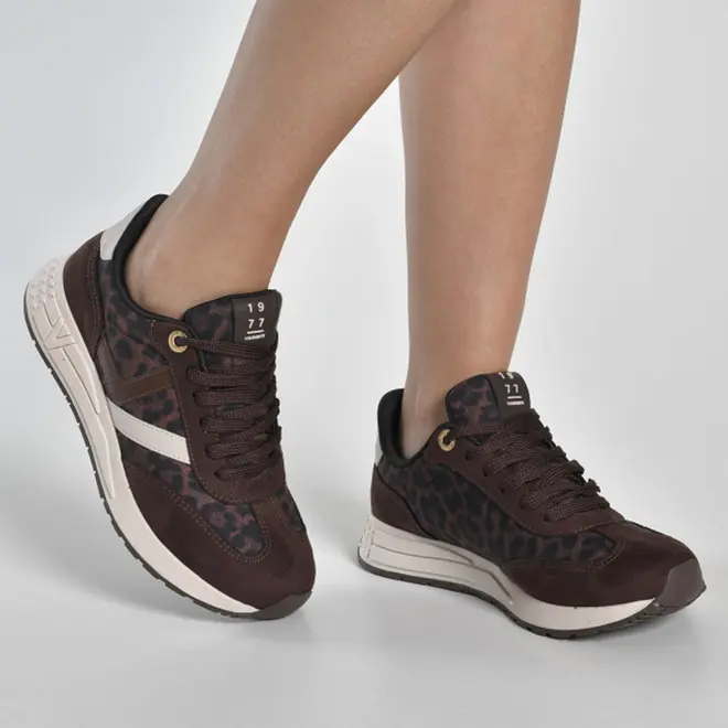 Tênis Casual Feminino Via Marte Marrom 286-009-11