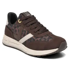 Tênis Casual Feminino Via Marte Marrom 286-009-11