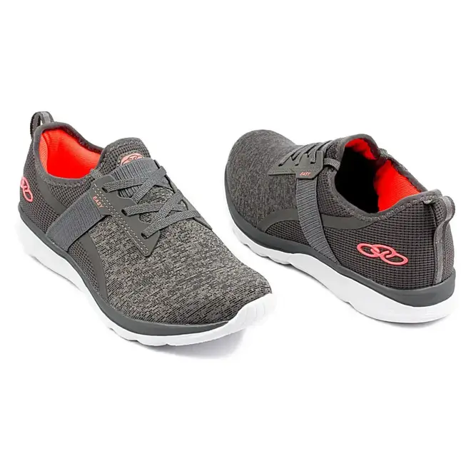 Tênis Esportivo Feminino Olympikus Easy - Chumbo