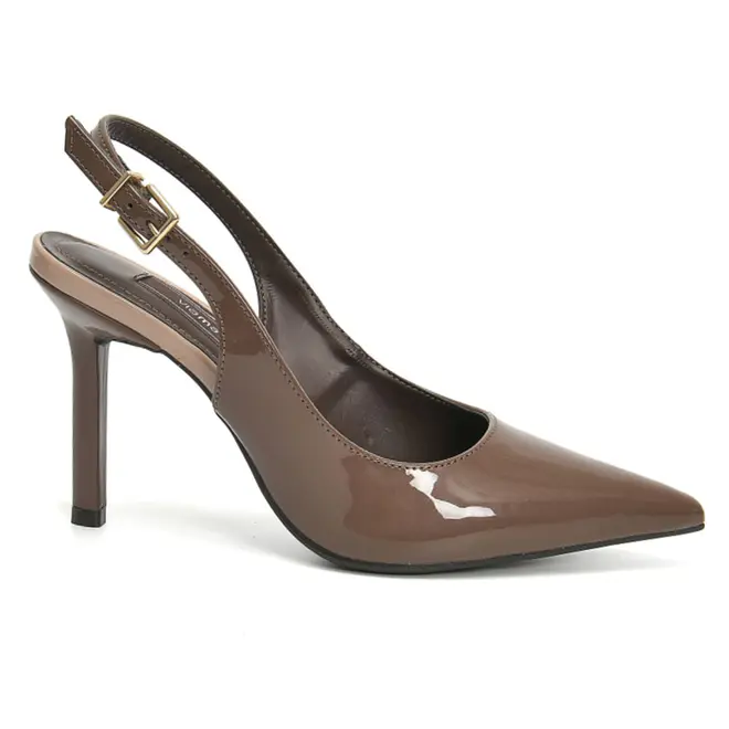 Scarpin de Salto Alto Feminina Via Marte Caramelo 044-021-01
